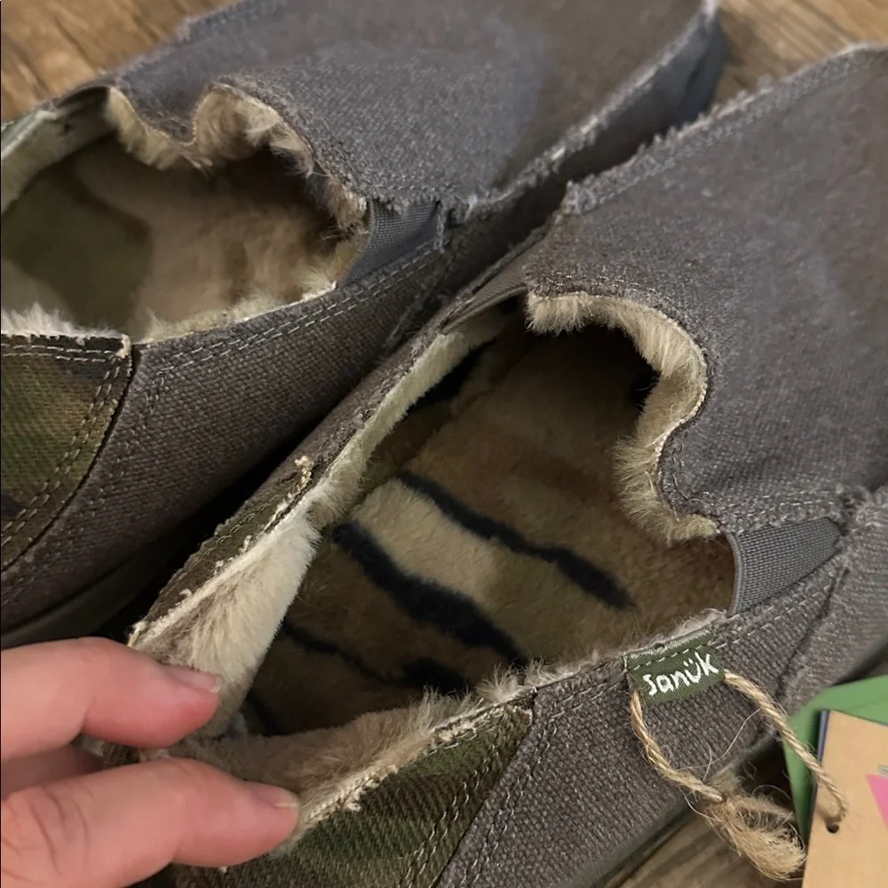 Sanuk Mens Shoes Donny Camo Chill NWT 8